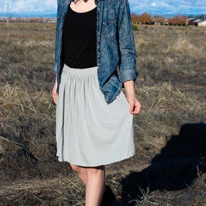 Uniqlo Pleated Skirt (Japan Import)